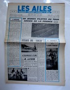 LES AILES - Hebdomadaire D'information Aeronautique Et Spatiale - N° 1887 -  20  Juillet 1962 - Aviation