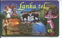 éléphant Elephant Animal Carte Sri Lanka Card  Karte (778) - Sri Lanka (Ceylon)