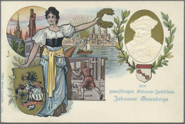 Ansichtskarten: Deutschland: 1898/1940, Interessante Partie Von Ca. 400 Ansichtkarten Mit Vielen Verschiedenen Motiven U - Other & Unclassified