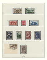 Saarland (1947/56): 1947/59, Praktisch Vollständige Sammlung Inkl. OPD Saarbrücken Postfrisch Bzw. Wenig Ungeb - Used Stamps