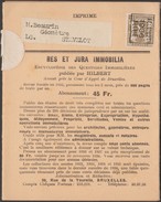 Belgique 1936, 10 C Petit Sceau, Préo Belgique 1936 Sur Document Daté - Typos 1936-51 (Petit Sceau)