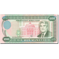 Billet, Turkmanistan, 1000 Manat, 1995-1998, 1995, KM:8, SPL - Turkménistan