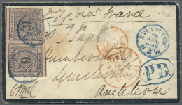 Altdeutschland: 1800/1870 (ca): Kleiner Posten Von Ca 110 Belegen, Meist Frankiert Oder Ganzssachen, Dabei Bessere (z.B. - Sammlungen
