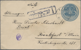 Türkei: 1890-1940, 15 Covers / Cards Including Parcel Cards And Stationerys, Registered Mail, Cancellations Of Kays - Briefe U. Dokumente