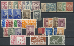 Türkei: 1868/1950: Two Large Stockcards, Mainly Mnh, Starting With A Few Duloz And 1908 Tugra, Including Two Souven - Ungebraucht