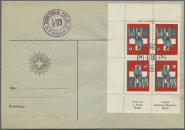 Schweiz: 1939-45 FELDPOSTSTEMPEL & SOLDATENMARKEN: Umfangreiche Kollektion Von Mehr Als 580 Briefen Und Karten Mit D - Sammlungen