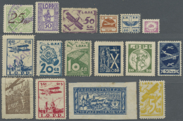 Polen: 1921/1934, Valuable Collection With Airmail Stamps, Comprising More Than 50 Semi-official L.O.P.P. Stamps Togethe - Sonstige & Ohne Zuordnung