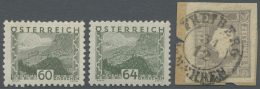 Österreich: 1860/1950 (ca.), Vielseitige Zusammenstellung Mit U.a. Einigen Interessanten Belegen Zeitungsmarke MiNr - Sammlungen