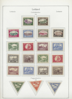 Lettland: 1918/2010, Mint Collection In A KA/BE Album, Well Collected Throughout And Some Periods Complete, Nice Opportu - Lettland