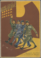 Italien: 1937 - 1942 (ca.), Sammlung Von 33 Gelaufenen Propagandakarten Mit Unterschiedlichen Darstellungen, Wie Kriegs- - Collections