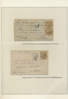 Frankreich - Ballonpost: 1870/1871, FRANCO-PRUSSIAN WAR/SIEGE DE PARIS, Extraordinary Collection Of 41 BALLON MONTE Cove - 1960-.... Covers & Documents
