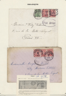 Belgien: 1919/1946, Remarkable Lot With 5 Covers, Comprising Two Covers From Jan 21st Resp. Jan 23rd 1919, Each With Han - Sammlungen