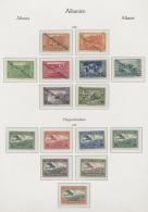 Albanien: 1920/2012, Comprehensive MNH (very Few Hinged) Collection In 4 KA-BE/Lighthouse Albums, Starting In The 1920ie - Albania