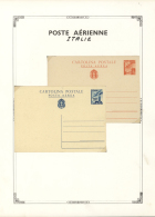 Europa: 1937/1958 Ca., AIR LETTERS And AIRMAIL STATIONERIES, Comprehensive Collection With Ca.140 Air Letters And Airmai - Europe (Other)