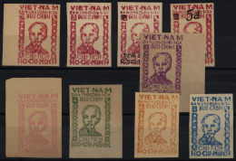 Vietnam-Nord (1945-1975): 1949 (ca.), Nice Lot With Better Values On 5 Stockcards, Please Inspect! - Vietnam