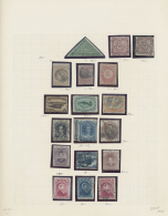 Neufundland: 1860/1940 (ca.), Mint And Used Collection Of Apprx. 160 Stamps On Album Pages, Slightly Varied But Overall - Other & Unclassified