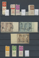 Israel: 1948-60, Collection In Album With Most Full Tab Stamps And Sets, Good Part Early Issues With Gutter Pairs And Se - Neufs (avec Tabs)