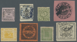 Indien - Feudalstaaten: 1860's-1940's: Collection Of About 250 Stamps From Various Feudatory States (Alwar-Wadhwan) Incl - Sonstige & Ohne Zuordnung