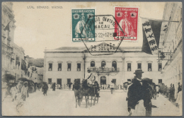 Hongkong: 1922/74 (ca.), Cover (1), Ppc (1), Stationery (1), Ffc (2), Airletters Mint/used (12) And Two Stockcards W. Us - Autres & Non Classés