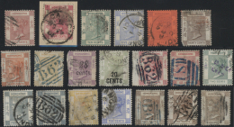 Hongkong: 1863/2001 (ca.), Mint And Predominantly Used In Two Large Lindner Stockbooks, Plus 102 Covers Mostly 1950s To - Andere & Zonder Classificatie