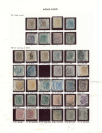 Hongkong: 1862 - 1962, Large Mint And Used Collection , Virtually Complete, Wid Range Of Paper, Perforation And WM Varie - Andere & Zonder Classificatie