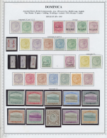 Dominica: 1874 - 1954 (approx.), Mint Collection, Very Fresh, Different To Duplicate Virtuelly Complete Collection! - Dominique (1978-...)