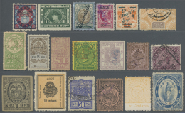 Übersee: 1860/1950 Ca., REVENUES, Comprehensive Collection With Many Hundred Revenue Stamps On Album Pages; Startin - Sonstige & Ohne Zuordnung
