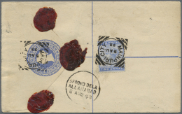 Alle Welt: 1813-1930's: About 300 Covers, Postcards, Letters, Forms And Postal Stationery Items Worldwide, From Early 19 - Collections (without Album)