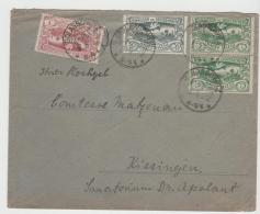 DT-A023 / DEUTSCHLAND - Golassowitz 1922. Mi.Nr. 22/24/26 Auf Bedarsbrief NachvKissingen - Allenstein