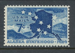 USA 1959 Air Mail Scott # C53. Alaska Statehood Issue. MNH (**) - 2b. 1941-1960 Nuevos