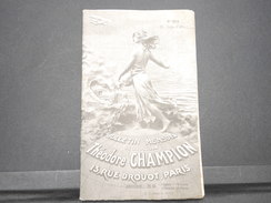 FRANCE - Bulletin Mensuel De La Maison Champion En 1934 - L 7972 - Catalogues For Auction Houses