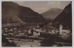 Visp Mit Fabriken - Viege Et Les Fabriques - Photo: Perrochet-Matile No. 2856 - Viège