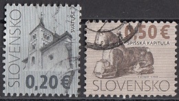 562 Slovacchia 2009  Churches Decorations Cattedrali Decorazioni Used   Used Slovensko - Used Stamps