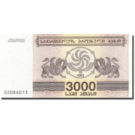 Billet, Géorgie, 3000 (Laris), 1993, 1993, KM:45, NEUF - Georgien