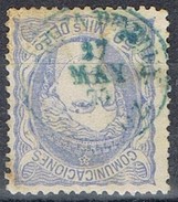 Sello 50 Milesimas Alegoria. Fechador Azul CABEZA Del BUEY (badajoz), Num  107 º - Used Stamps