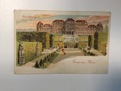 AK  WIEN  LITHO - Belvédère