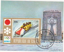 Jeux Olympiques - Hiver 1972 - Sapporo / REPUBLIQUE DU TCHAD 250 F. / Bobsleigh - Winter 1972: Sapporo
