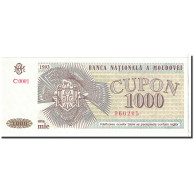 Billet, Moldova, 1000 Cupon, 1993, Undated, KM:3, NEUF - Moldavie