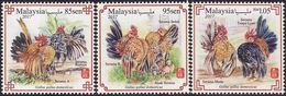 Malaysia 2017 S#1647-1649 Malaysian Serama MNH Fauna Bird Chicken Zodiac - Maleisië (1964-...)