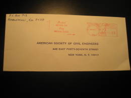 BUY AMERICAN TEXTILES Textile Fashion HAZLEHURST 1971 Meter Mail Cancel Cover USA - Textile