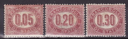 ITALIA 1875 OFFICIALS Mi 2 - 4  MH* - Servizi