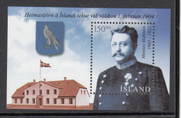 Iceland MNH 2004 Scott #1007a Souvenir Sheet Centenary Icelandic Home Rule - Nuovi