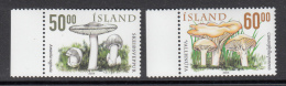 Iceland MNH 2004 Scott #1021-#1022 Set Of 2 Mushrooms - Unused Stamps
