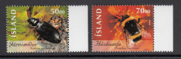 Iceland MNH 2004 Scott #1027-#1028 Set Of 2 Insects - Neufs