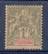 DIEGO SUAREZ - 37  1F OLIVE TYPE GROUPE NEUF* MLH COTE 95 EUR - Ungebraucht