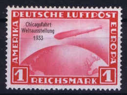 Deutsche Reich:  Mi Nr 496 Mit Fotoattest Schlegel BPP  MH/* Falz/ Charniere - Airmail & Zeppelin