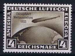 Deutsche Reich:  Mi Nr 498   MH/* Falz/ Charniere - Airmail & Zeppelin