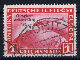 Deutsche Reich:  Mi 496  Gestempelt/used/obl. 1933 - Correo Aéreo & Zeppelin