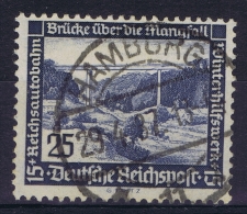 Deutsche Reich:  Mi 641 X Senkrechte Gummiriefelung  Gestempelt/used/obl. 1936 - Usados