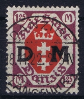 Deutsche Reich: Danzig Mi Nr DM 17 Gestempelt/used/obl. Signed/ Signé/signiert - Dienstmarken